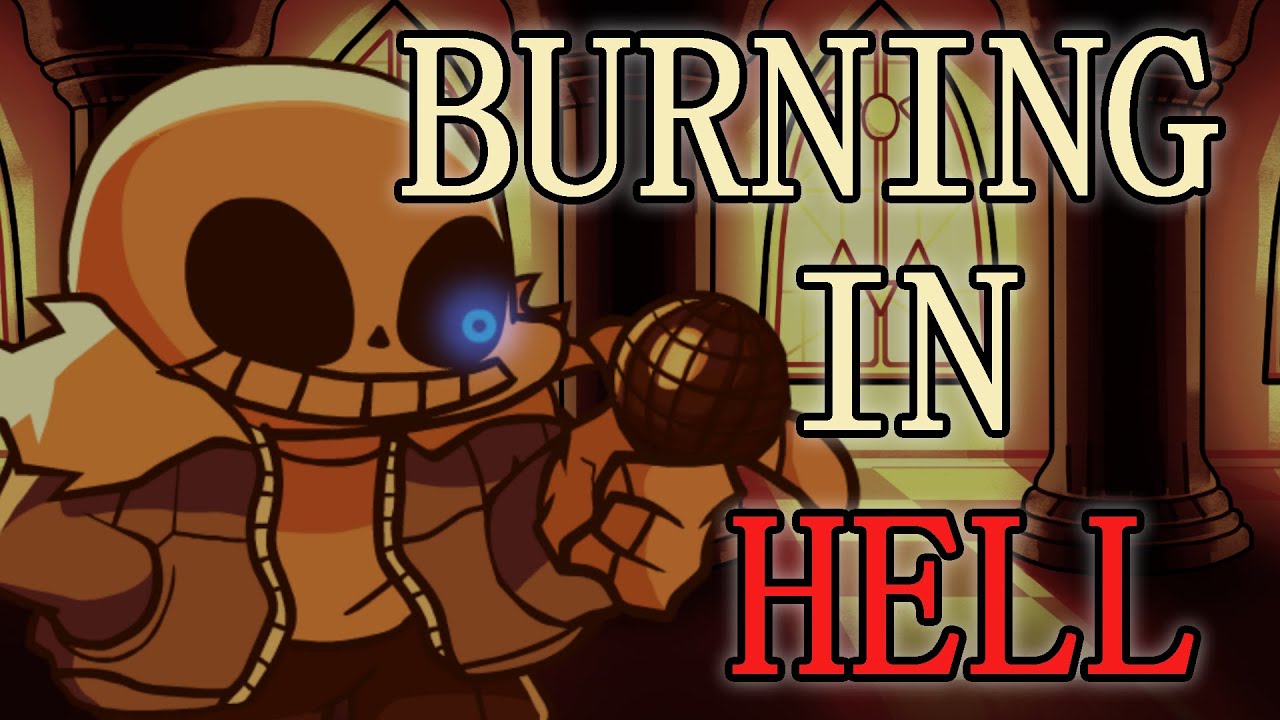 FNF VS Indie Cross Burning In Hell On Piano