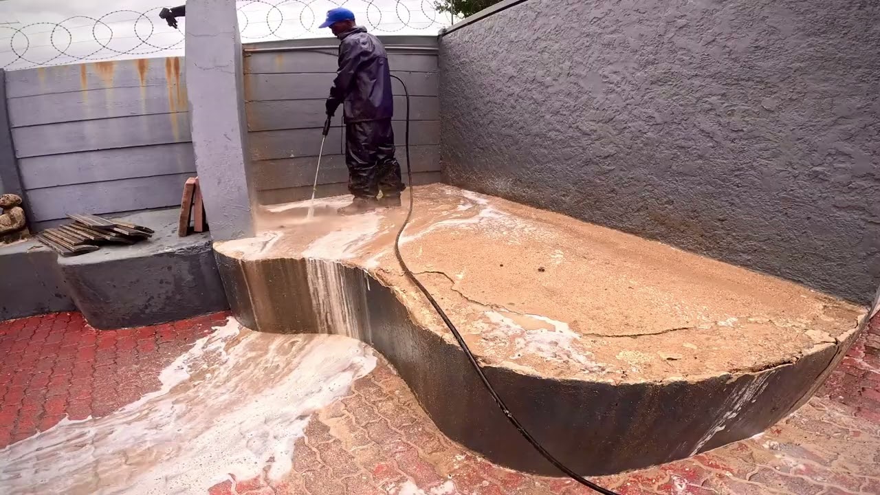 Starke Pressure Washing - Extra Large Driveway Clean