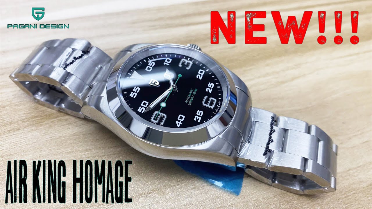 PAGANI DESIGN New Model PD1692 Air King Homage Automatic Watch 40MM full Steel 200 Waterproof NH35A