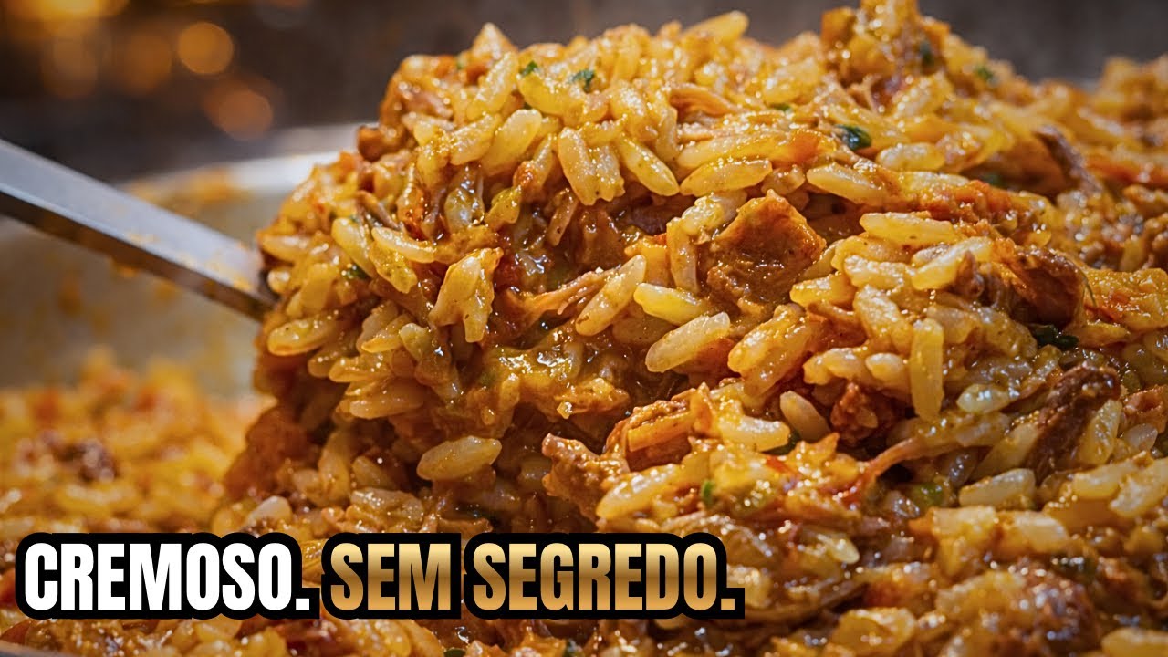 Ninguém ACREDITA Que Esse Arroz com Fraldinha Fica TÃO Cremoso Assim