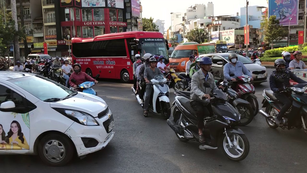 NORMAL TRAFFIC HO CHI MINH CITY JANUARY 2020 PART 1