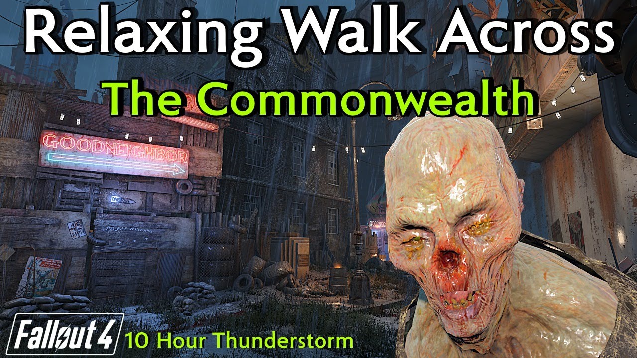 I Walked 10 Hours In A Thunderstorm - Post Apocalyptic Ambience