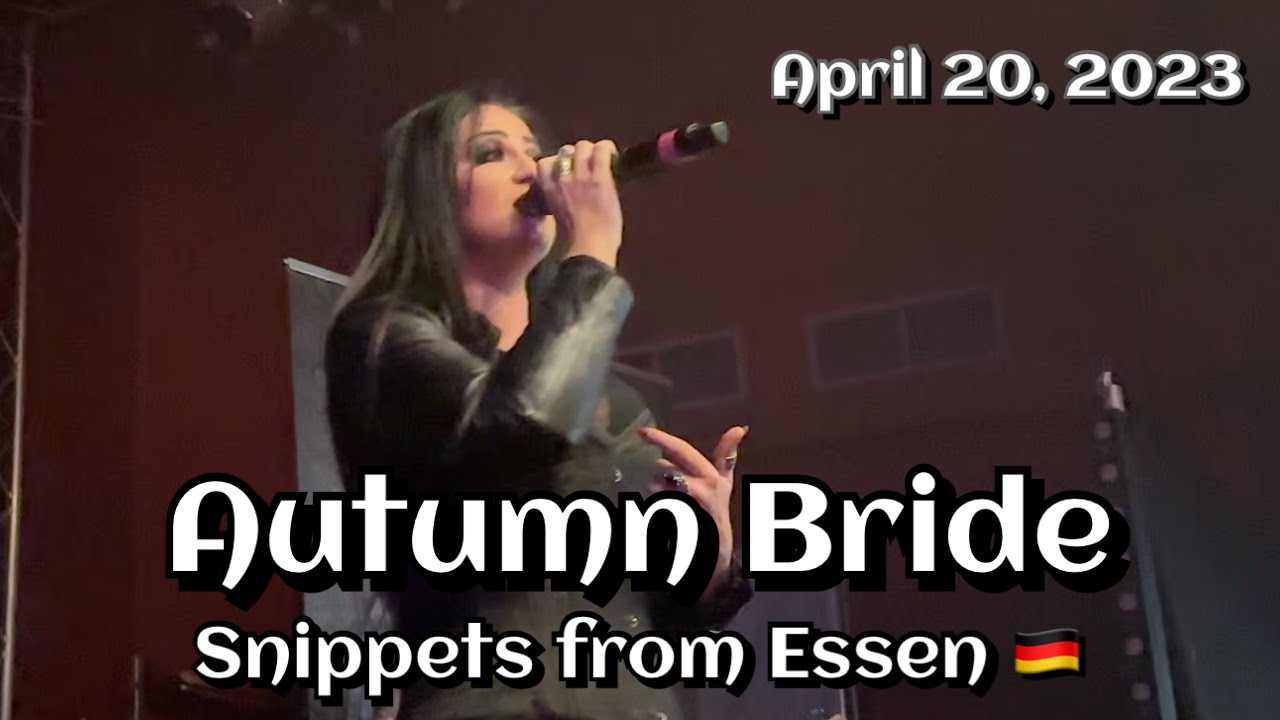 Autumn Bride - Snippets from Turock, Essen, Germany 🇩🇪 April 20, 2023 LIVE (vertical)