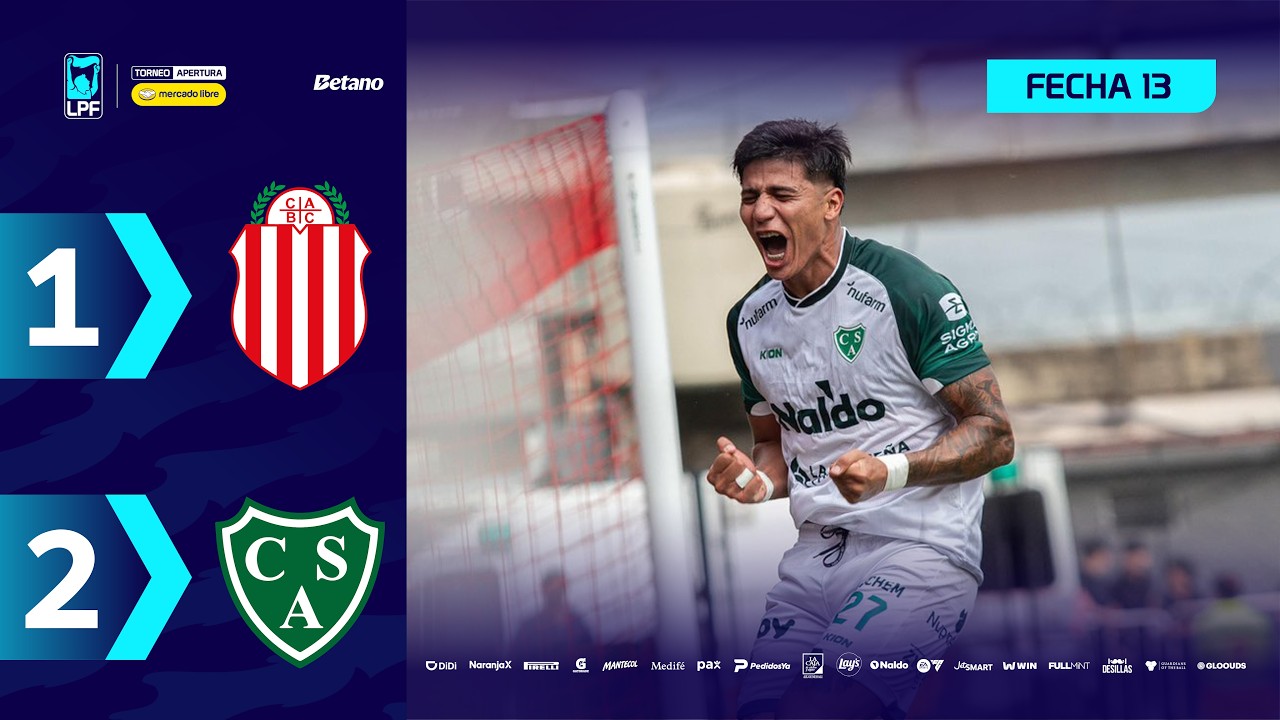 BARRACAS CENTRAL 1 - 2 SARMIENTO | Resumen del partido | #TorneoMercadoLibre 2026 🏆