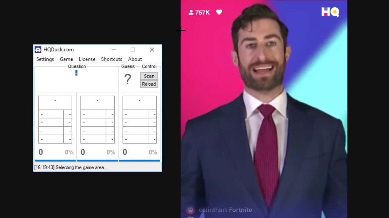 Demo of bot for trivia games (HQ Trivia, CashShow, etc)