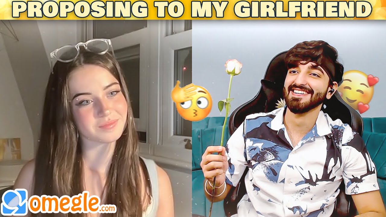 СДЕЛАЛ ПРЕДЛОЖЕНИЕ СВОЕЙ ЛЮБИМОЙ НА OMEGLE 😍