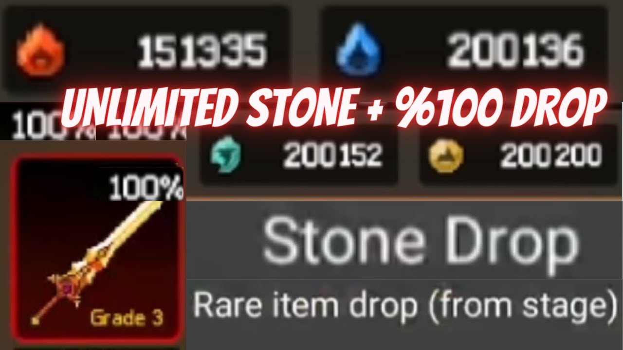 SLAYER LEGEND UNLIMITED COMPANION STONE + %100 WEAPON DROP (500.3.9)