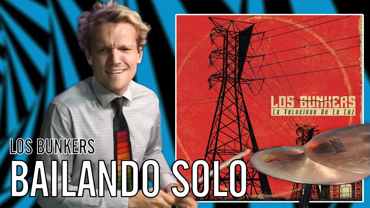 Los Bunkers - Bailando Solo | Office Drummer [First Time Hearing]