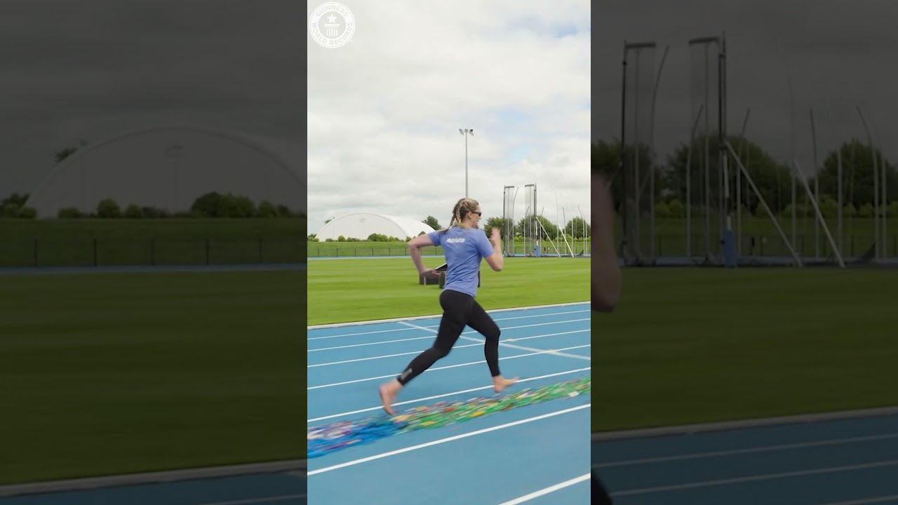 The FASTEST 100 m sprint on LEGO® 🤯