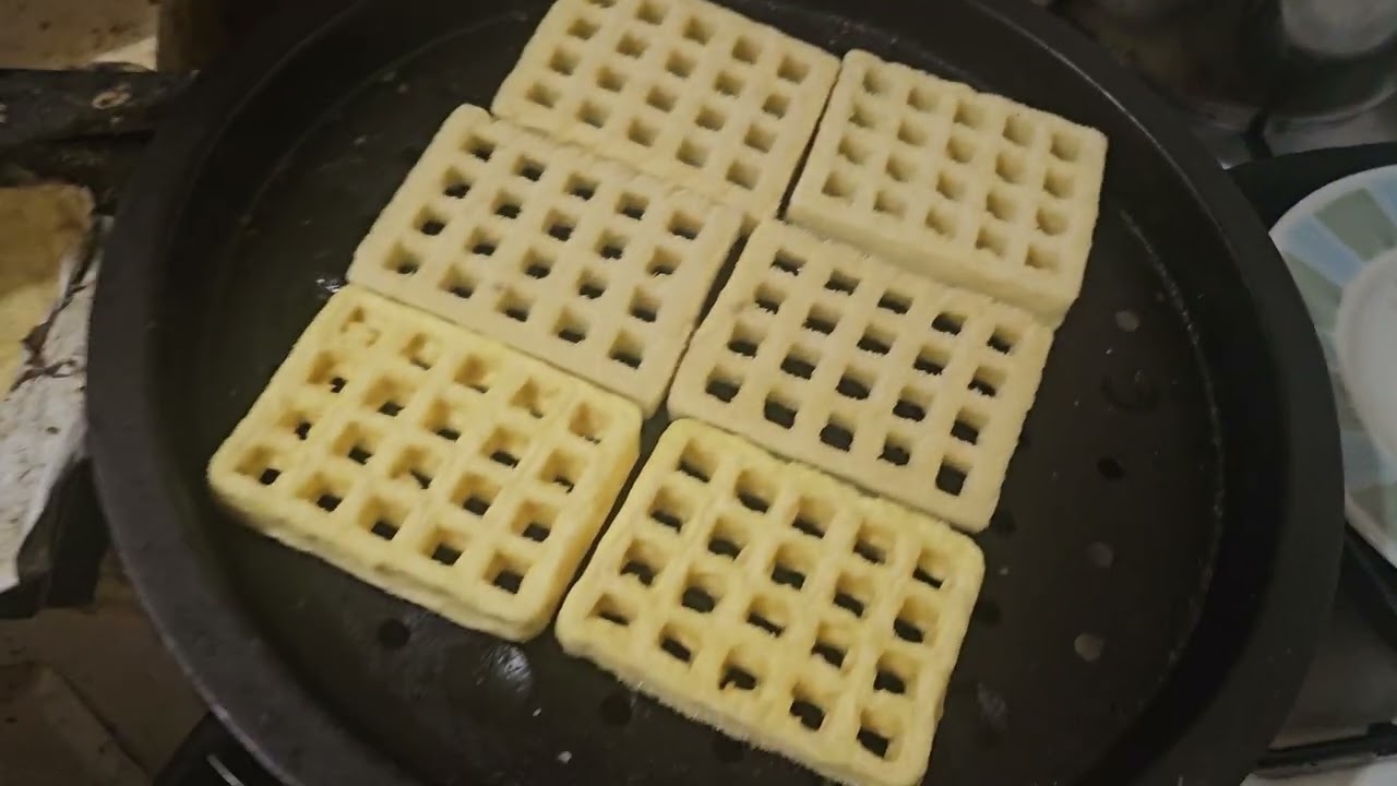 Hype, potato waffles and own brand waffles. There was a difference, but not much 
