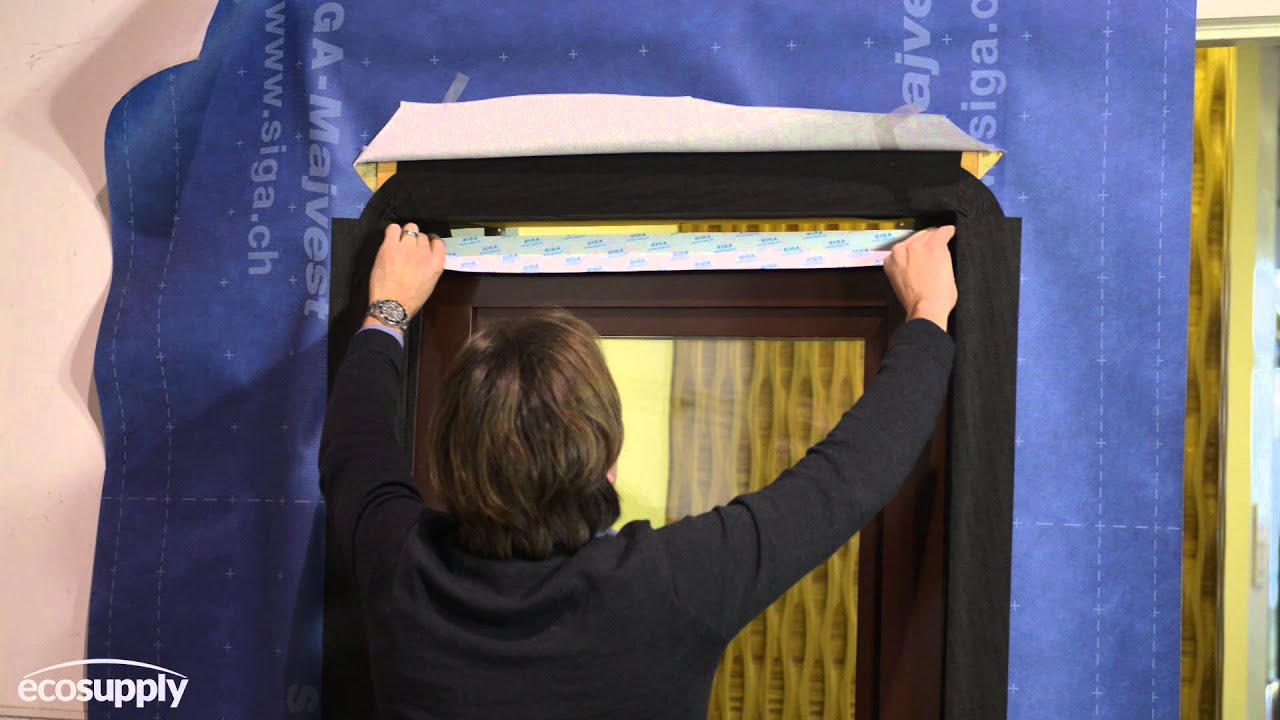 Tutorial - SIGA Fentrim Window Flashing with Triple-Glazed Windows - Eco Supply