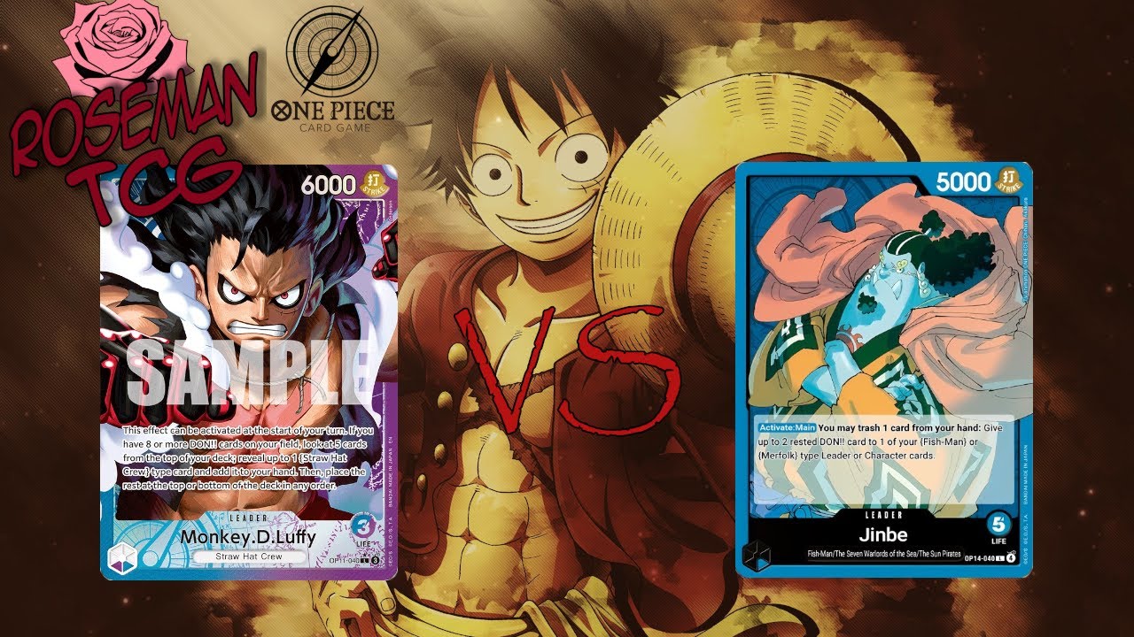One Piece TCG U/P Luffy v OP14 Blue Jinbe - February 1st Round 2