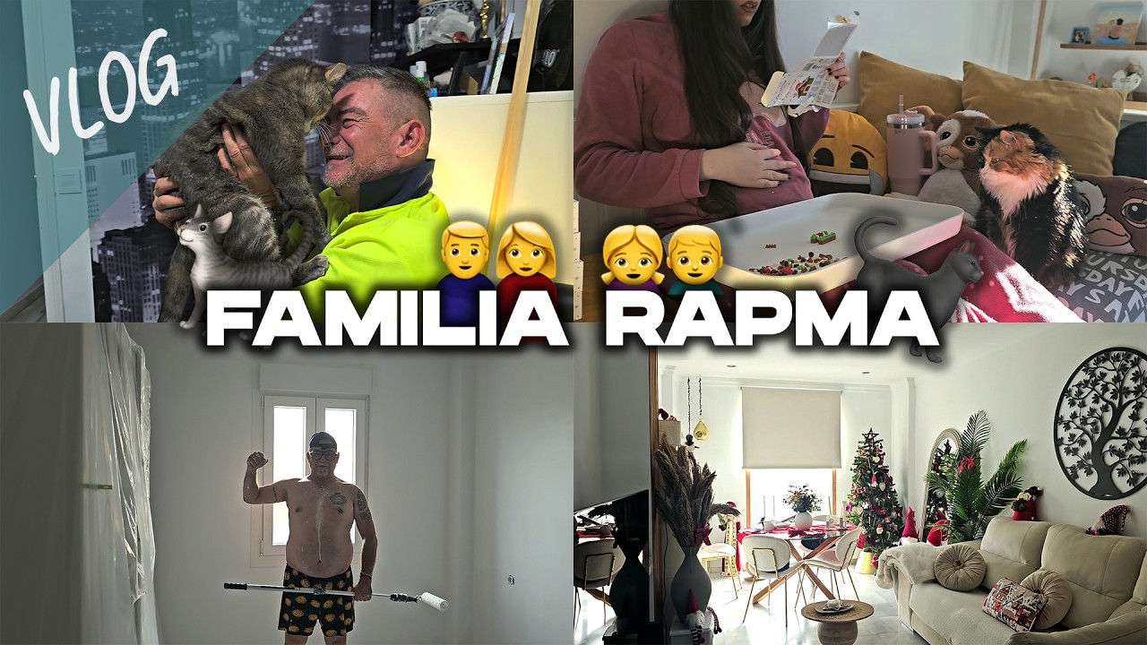 🎨PINTAMOS la CASA y CERRAMOS el 2025 con EMOCIÓN ❤️✨ ¡Así termina nuestro AÑO! | VLOG FAMILIAR