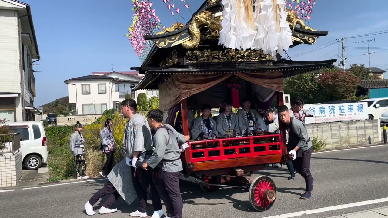 令和五年度安達太良神社秋季例大祭南部先囃子太鼓台①
