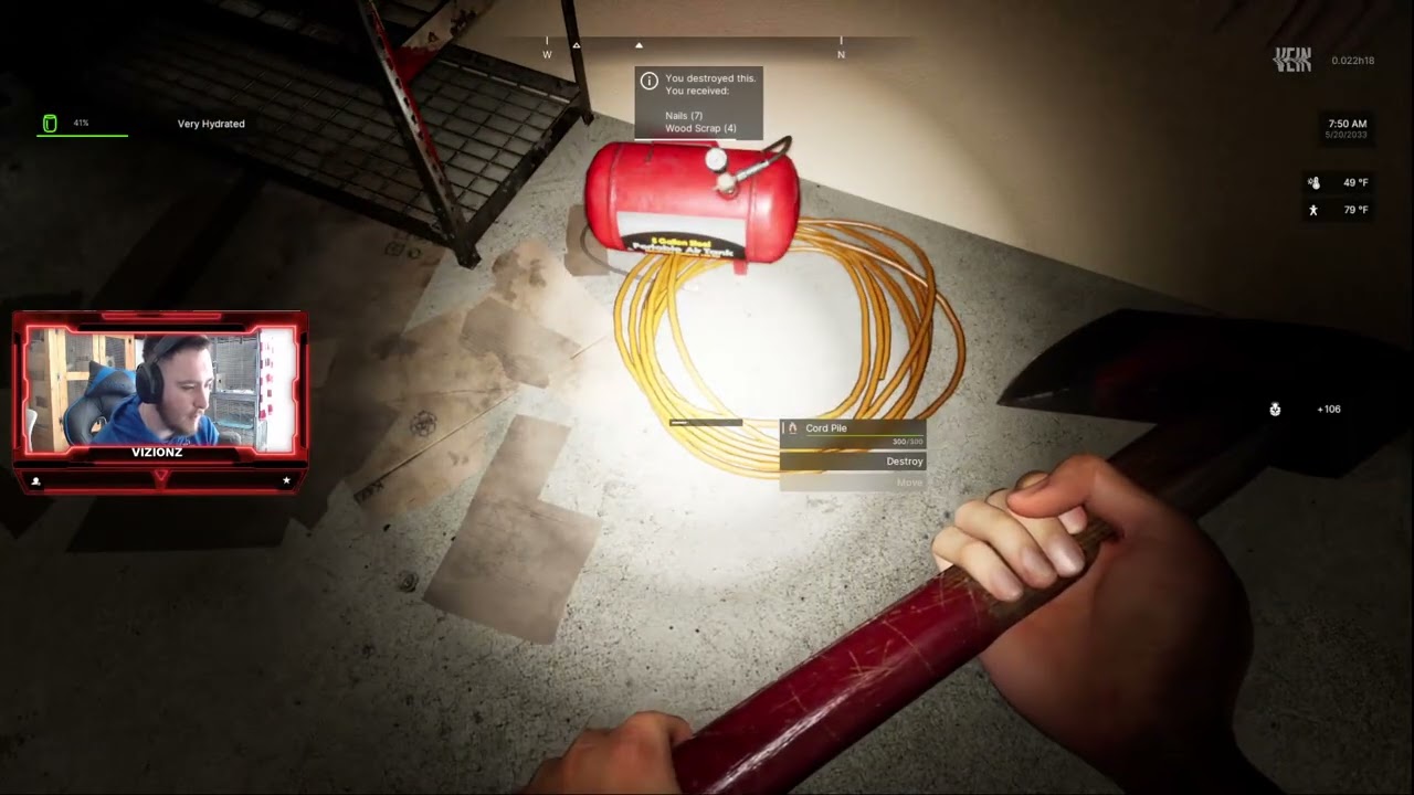 VEIN Day 27 of 100 Day Survival Grind! (Stream)