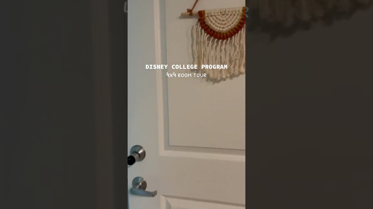 all moved in! here&rsquo;s my flamingo 4x4 room tour! 🐭✨🤍 @DisneyPrograms