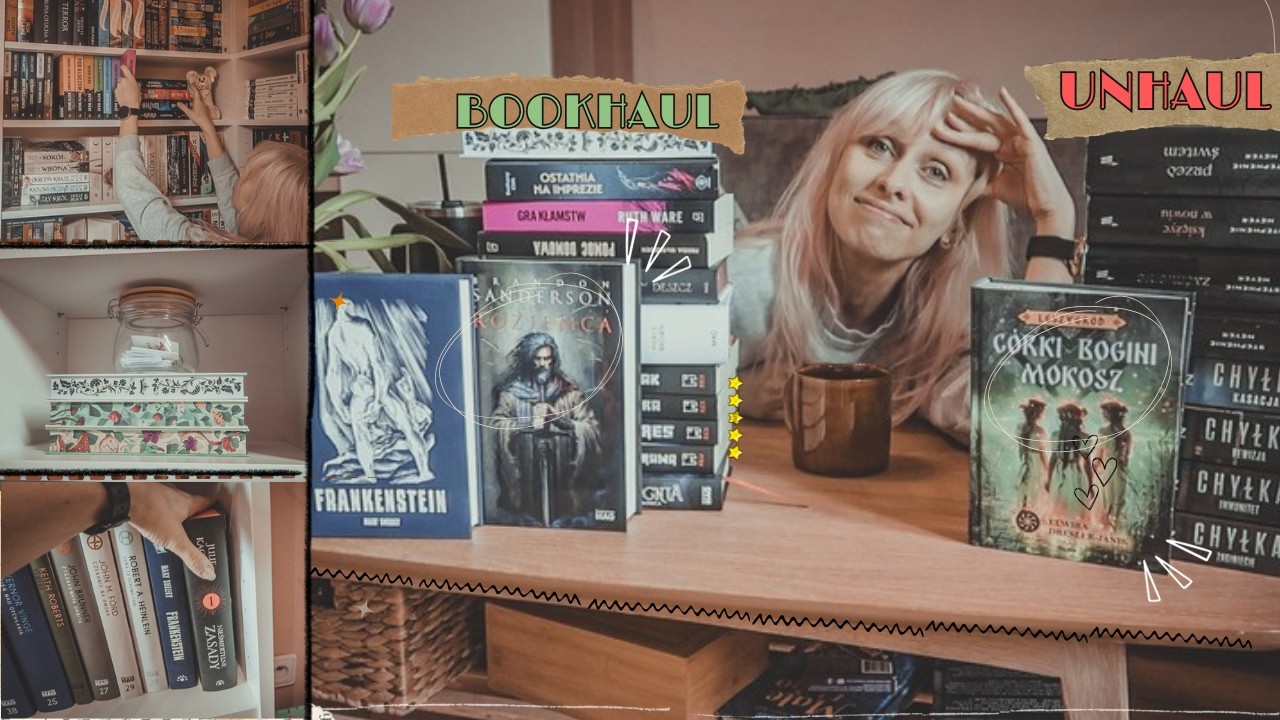 BOOKHAUL i UNHAUL📚💰💸 dużo NOWYCH i powystawowych książek 😅🥰 oraz sporo książek do odstrzału  🫣🫢
