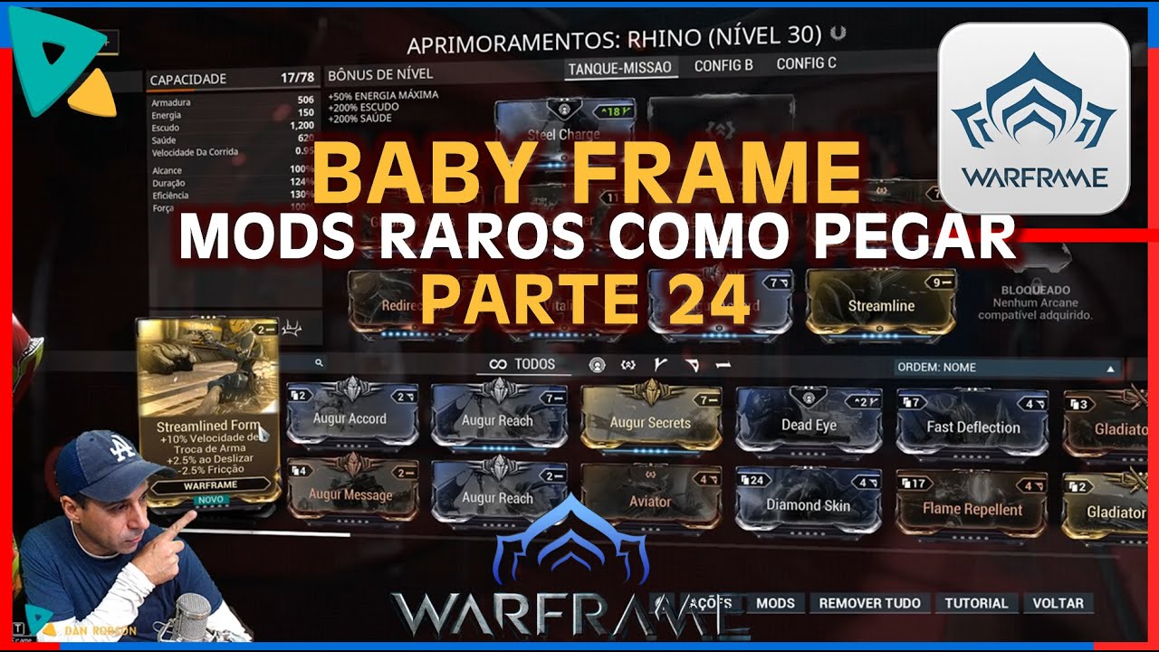Babyframe 24 Como conseguir mods raros para colocar no seu warframe nas missões de Pesadelo.