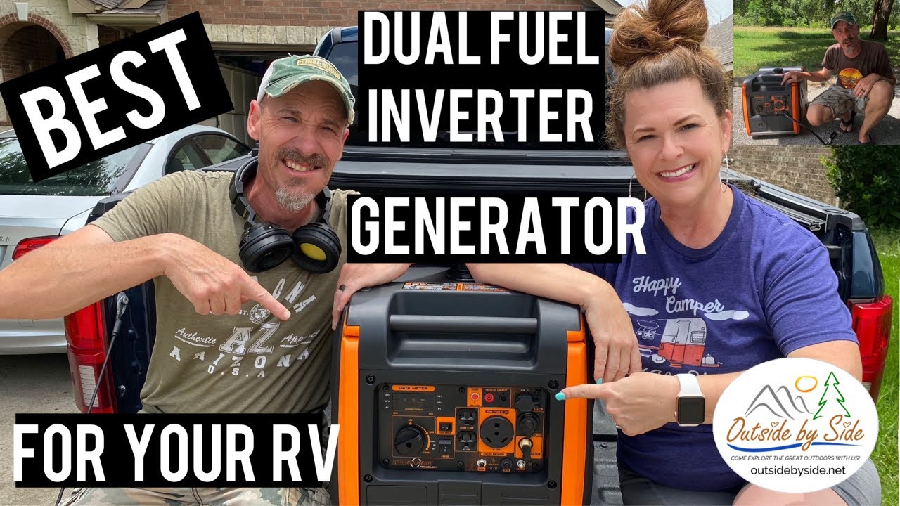 Двухтопливный инверторный генератор WEN DF 400i мощностью 4000 Вт — очень тихий и готов к использ...