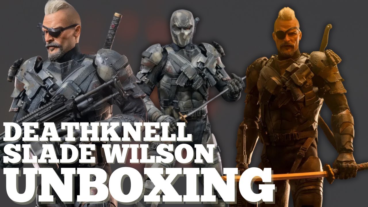 Unboxing the 1/6 scale Flash Point Deathknell Slade Wilson action figure