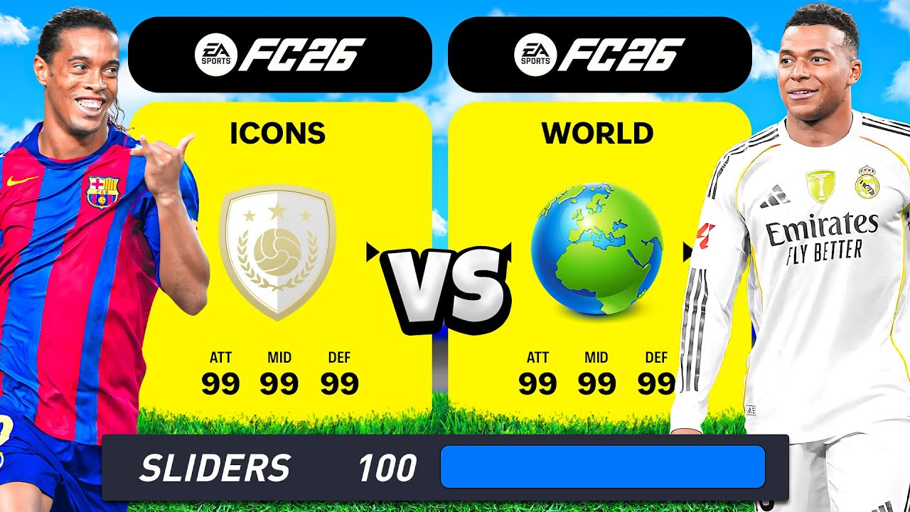 ICON vs. WORLD... with ALL Sliders at 100!