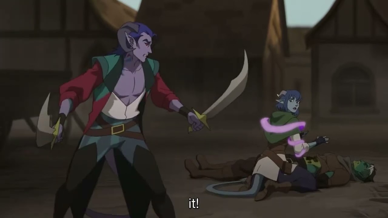 Mighty Nein defeat Volstrucker. The mighty Nein episode 5. #themightynein #animation 