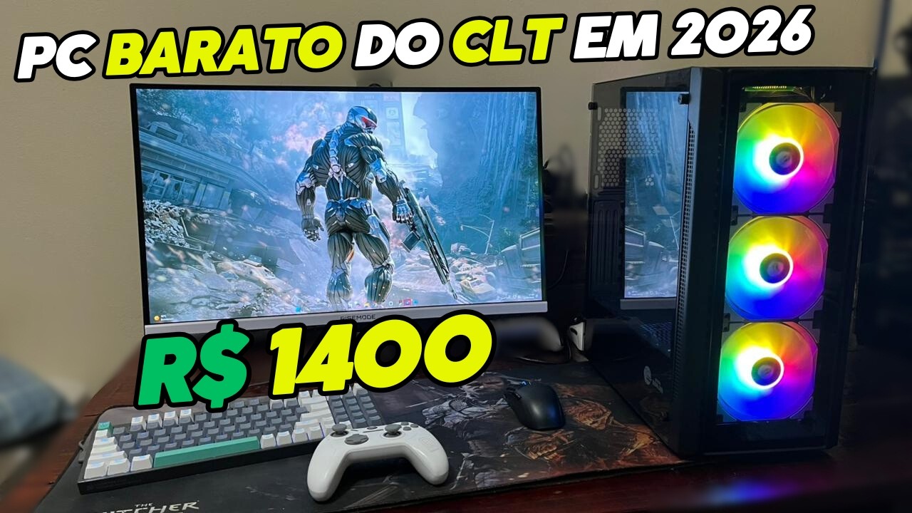 O KIT DO CLT DE R$ 1400! 👷‍♂️ Xeon 1230v2 + RX 580 TANKA TUDO?