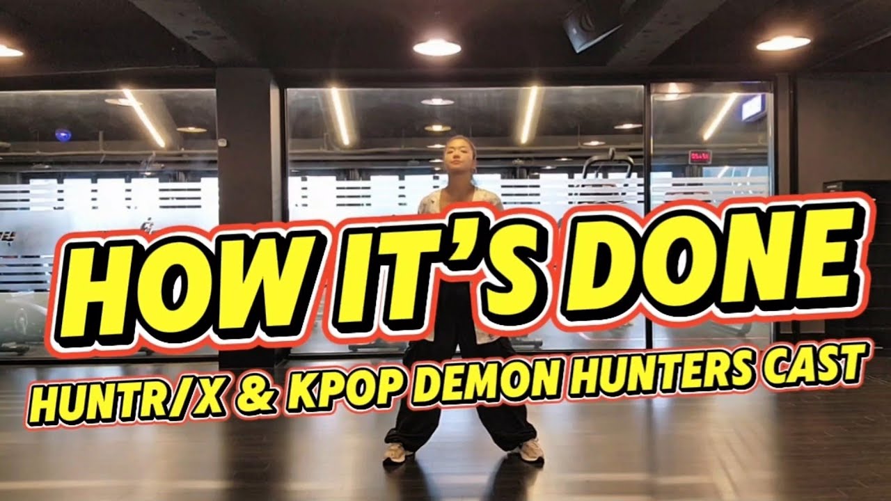 How It’s Done | HUNTR/X 헌트릭스 | K-Pop Demon Hunters Cast | 케이팝 데몬 헌터스 | ZUMBA | Hiphop | by Jiyonce