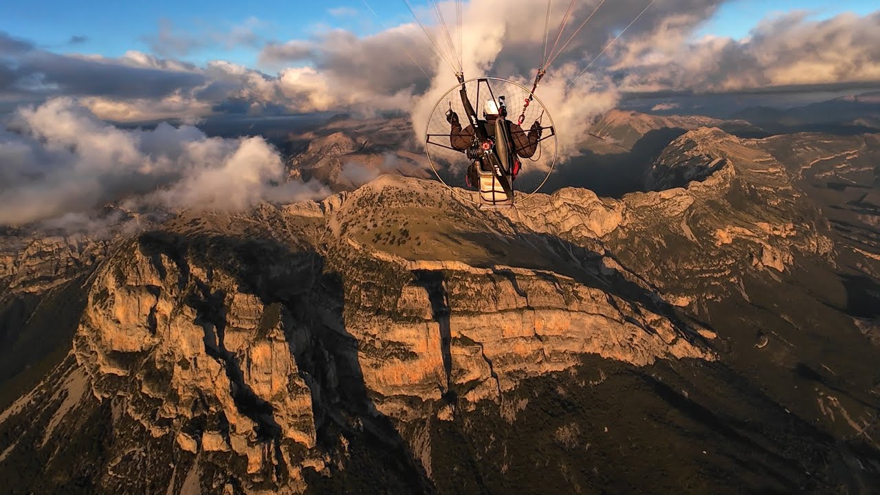 Paramotor Pirineos, parte 3. PPG. Paramoteur. 4K