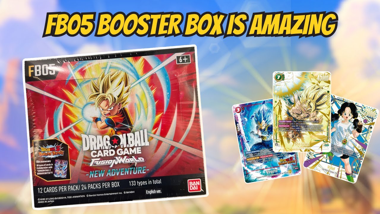 *EARLY OPENING* Dragon Ball Fusion World New Adventure FB05 Booster Box!