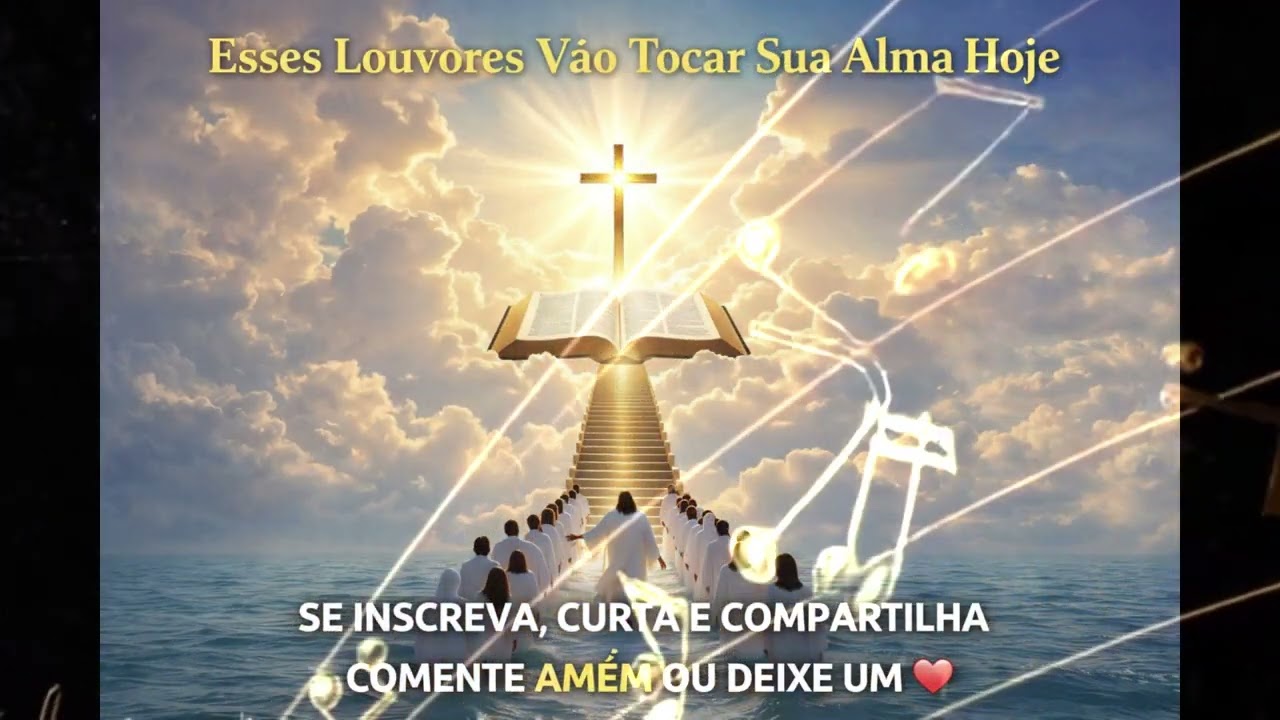 Louvores Vão Tocar Sua Alma Hoje. #pazinterior #jesusressuscitado #jesuscristo #louvores