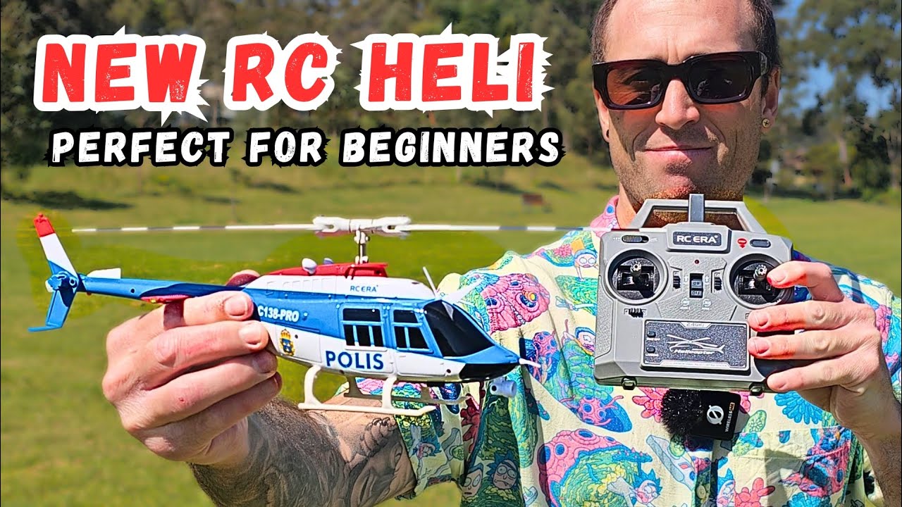 Бесколлекторный радиоуправляемый вертолет RC Era C138 PRO, распаковка и тестовые полеты