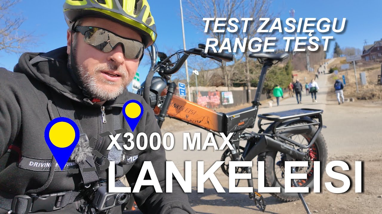 Lankeleisi X3000 max test zasięgu / range test #ebike #rangetest #elektryczny #testzasiegu