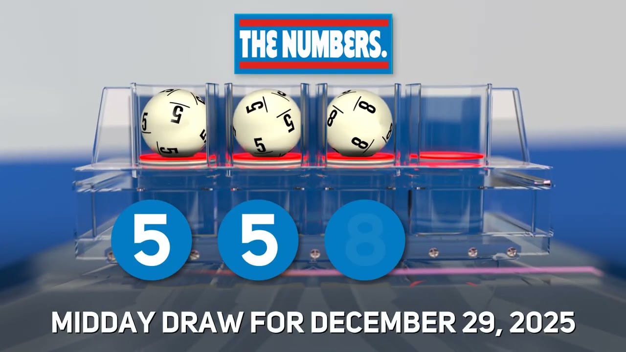 RI Lottery Midday 12/29/2025