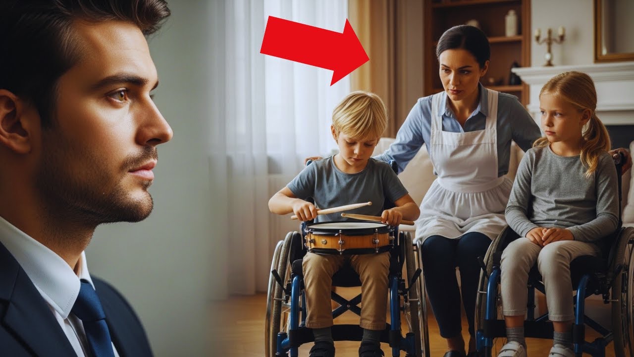EMPRESÁRIO VIÚVO CHEGA CEDO EM CASA E FLAGRA A EMPREGADA COM SEUS FILHOS CADEIRANTES E…
