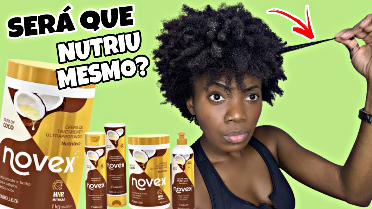 MINHA ROTINA CAPILAR COM NOVO ÓLEO DE COCO NOVEX