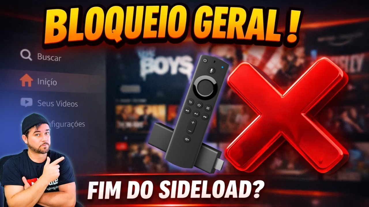 O FIM da Liberdade no Fire TV Stick? Amazon BLOQUEIA TUDO!