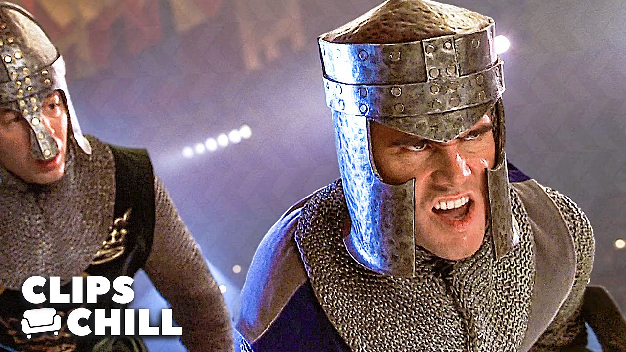 The Dirty Medieval Fight | The Cable Guy (Jim Carrey, Matthew Broderick)