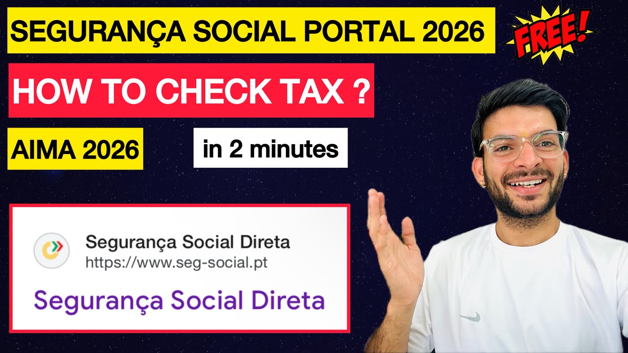 AIMA 2026 Update 🇵🇹 | How to Check Tax & Seguran&ccedil;a Social in Portugal (2 Minutes Guide)