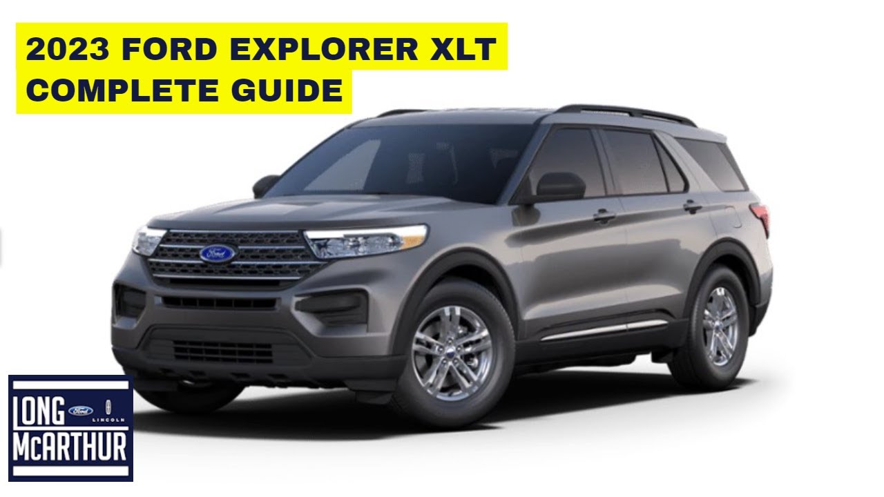 Полное руководство по Ford Explorer XLT 2023 года