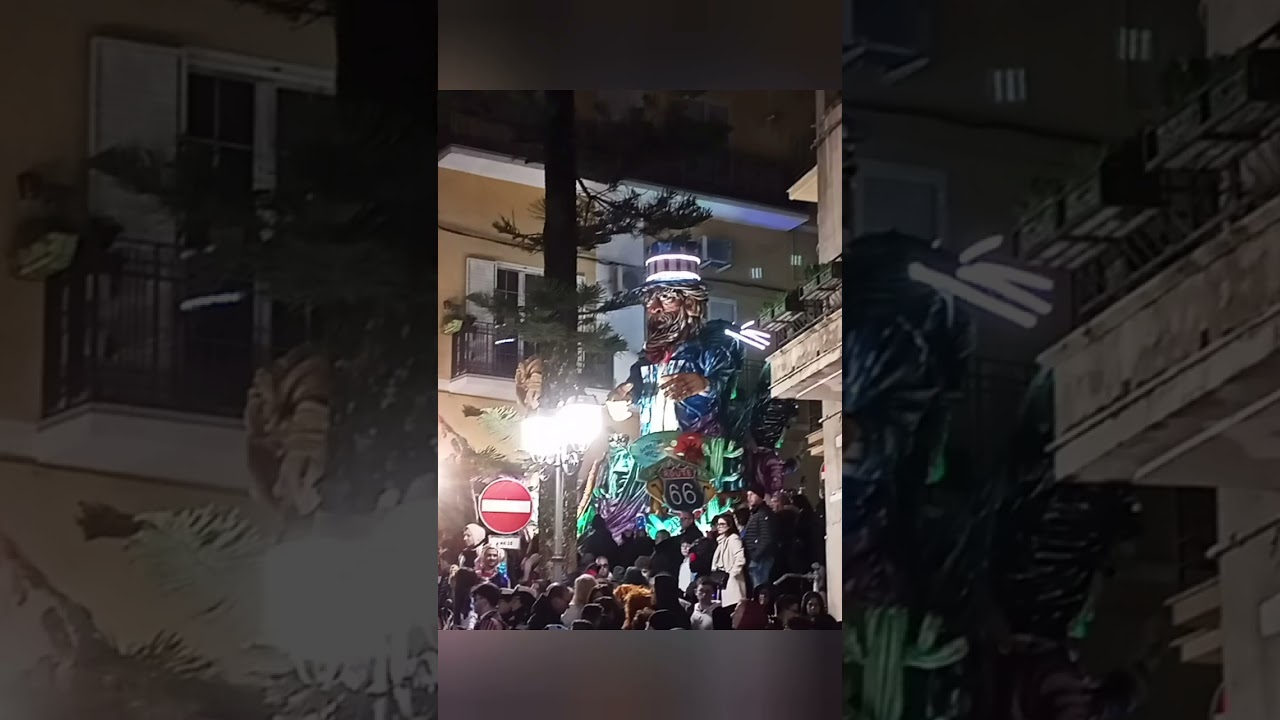 CARNEVALE BISACQUINESE 2024 CARRO ALLEGORICO MAI STATI UNITI