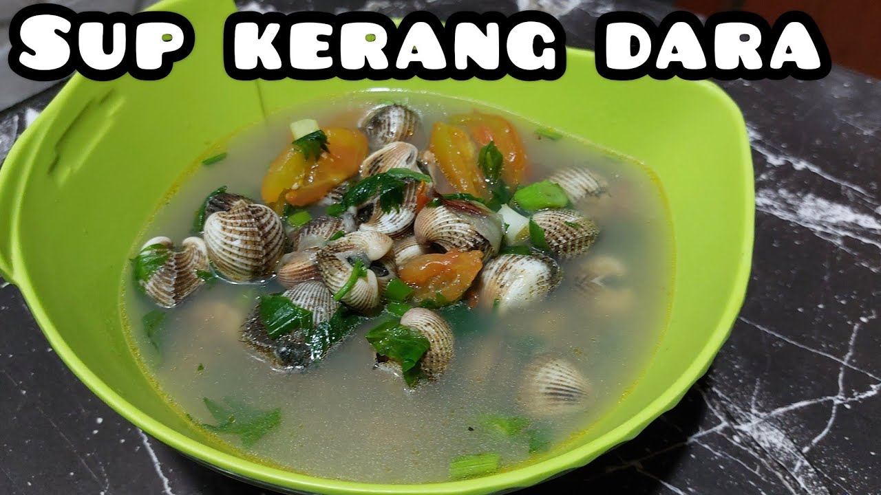 Resep Sup Kerang dara Kuah bening Yang Segar