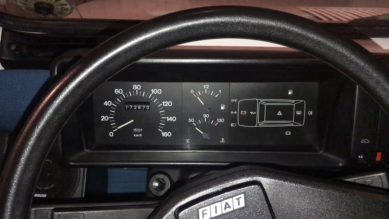 Accensione Panda 750 Italia 90 dopo 4 mesi di fermo