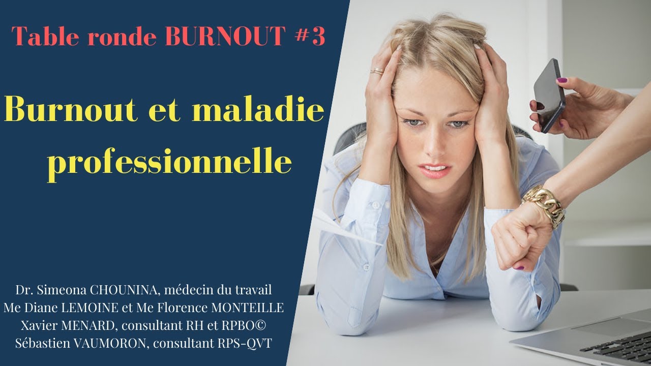 Burnout et maladie professionnelle !
