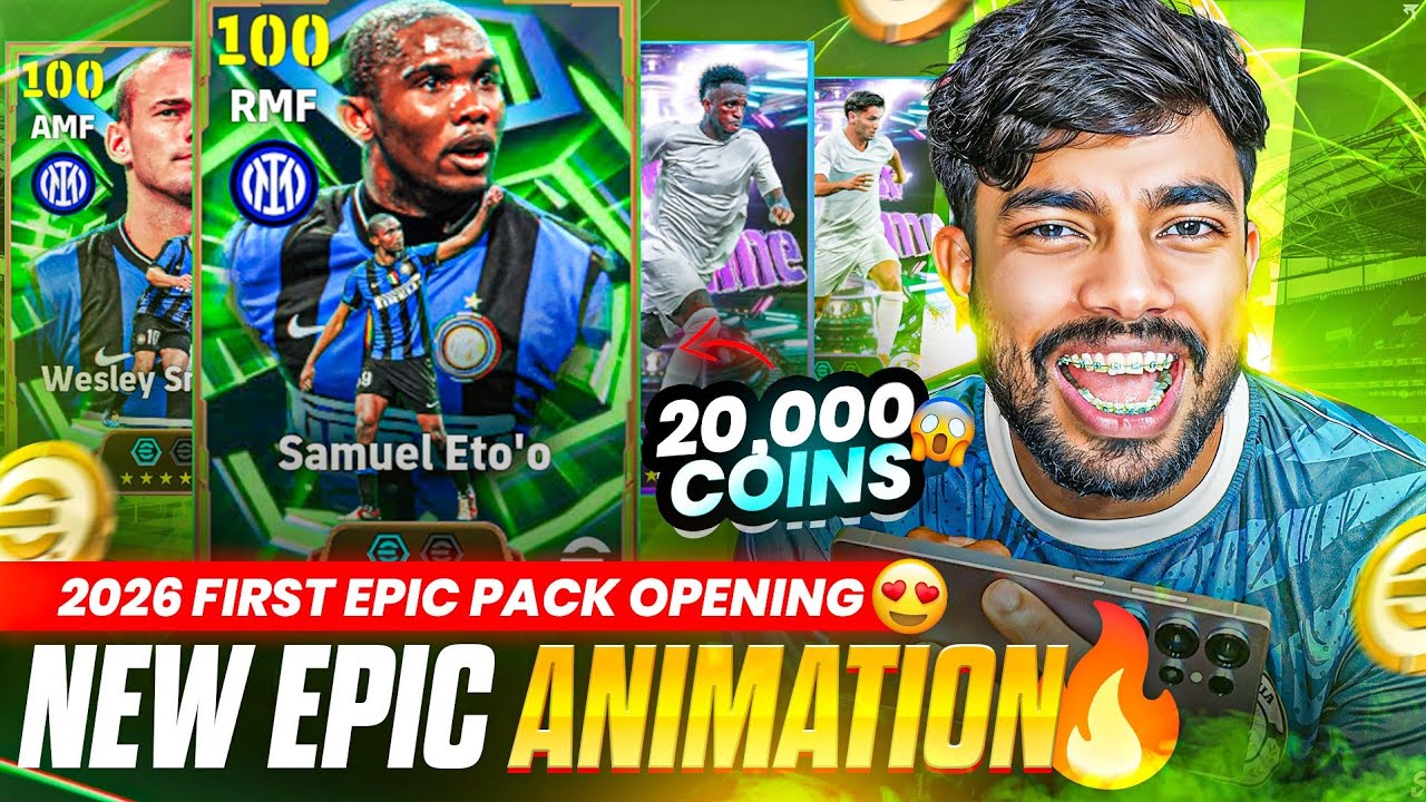 NEW EPIC ANIMATION 💀🔥 || EFOOTBALL 2026 FIRST EPIC PACK OPENING 🤯💥 || ഇനിയൊരു കത്ത് കത്തും 😌🔥