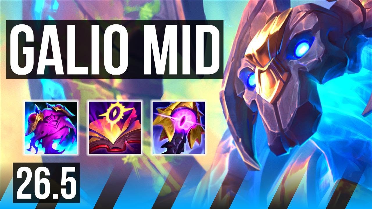 GALIO vs MALZAHAR (MID) | Good KDA: 12/1/15 | KR Master | 26.5