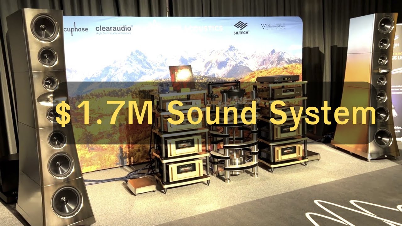 This $1.7M Sound System from YG Acoustic, Accuphase, Clearaudio... will blow your mind
