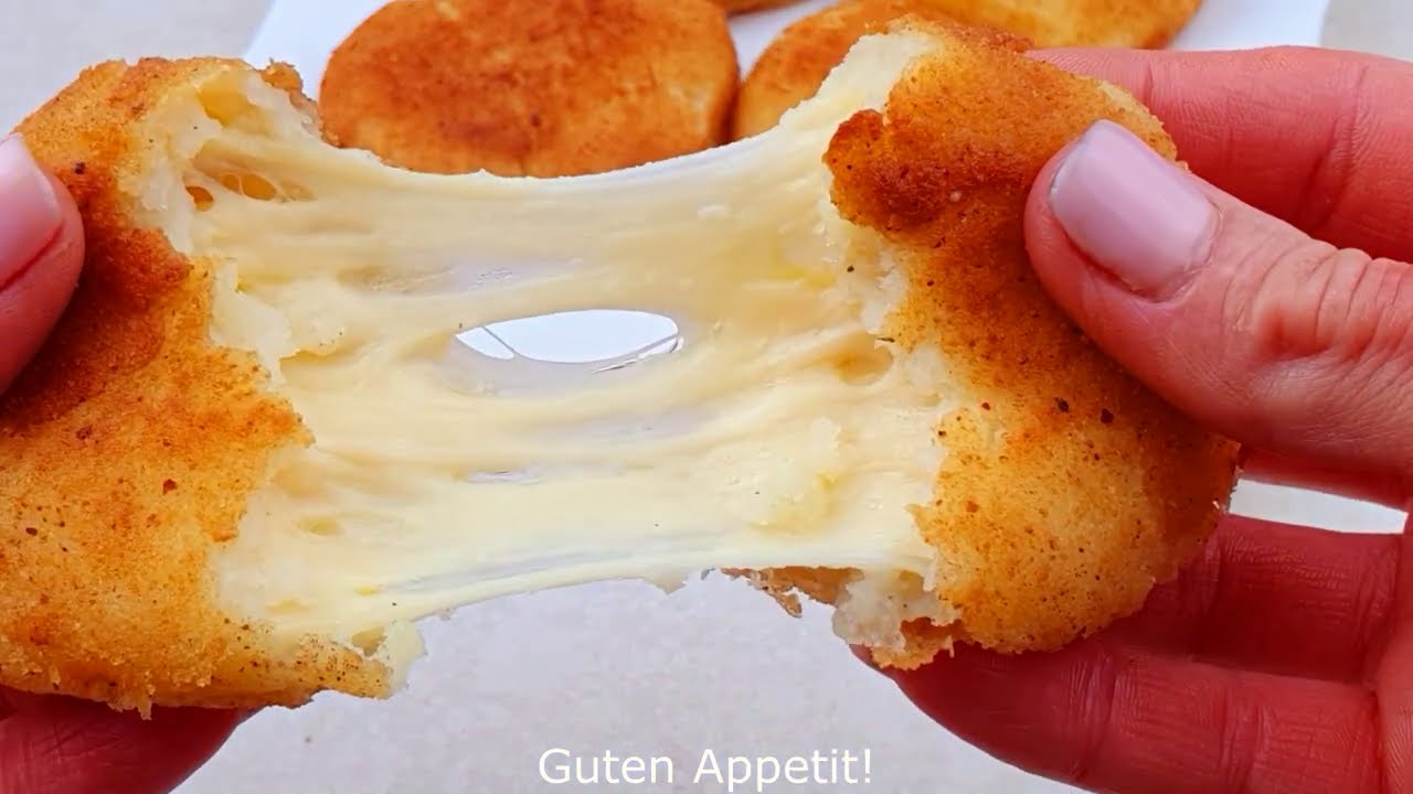 Kartoffel-Käse-Pfannkuchen! 1 weiteres leckeres Kartoffelrezept! # 83🔝❗❗