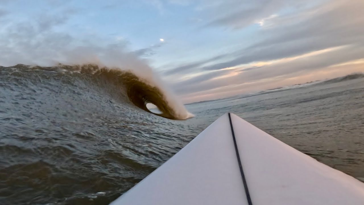 CHALLENGING CONDITIONS AND OFFSHORE WIND! PNW WA COAST SURFING!