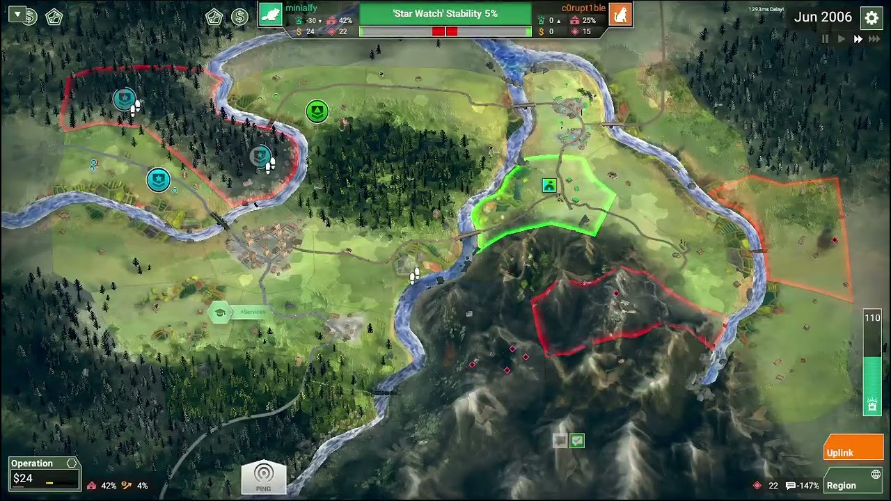 Rebel Inc trying Co-Op Campaign with @c0rupt1ble20
